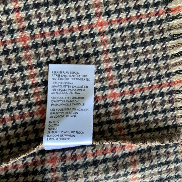 HOUNSDTOOTH WRAP MINI SKIRT - Picture 9 of 9